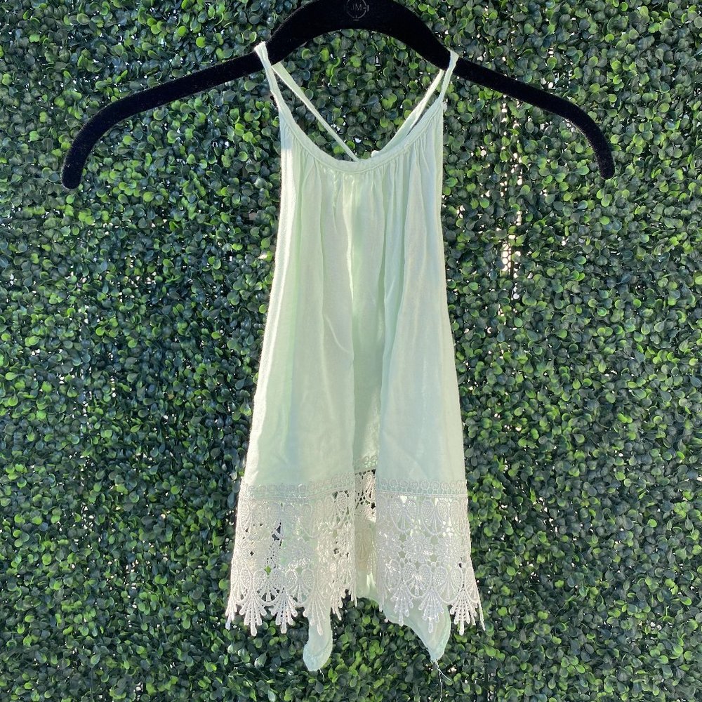 Mint Halter Crop Top